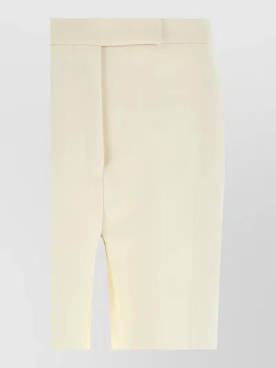 Tom Ford Tuxedo Style Tailored Trousers Belt Loops In Neutral