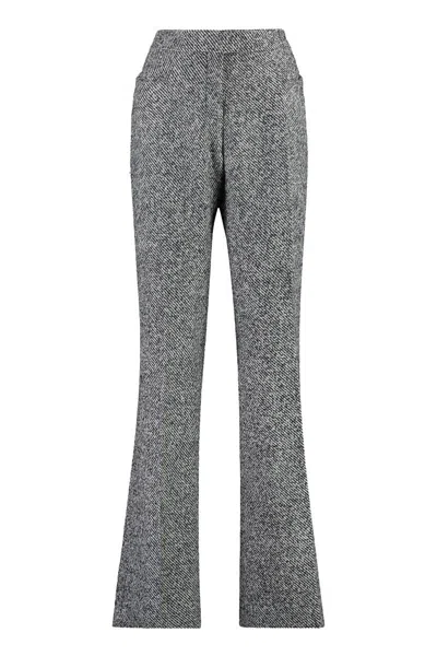 Tom Ford Tweed Trousers In Gray