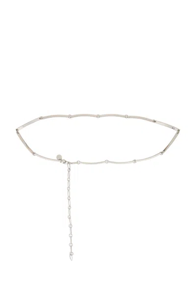 Tom Ford Twigs Belt In Silver