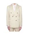 Tom Ford Dyllan Double-breasted Silk And Linen-blend Twill Suit Jacket
