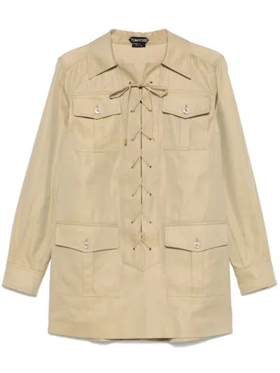 TOM FORD TWILL BLOUSE
