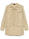 Tom Ford Twill Blouse In Green