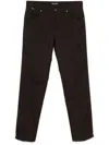 Tom Ford Twill Trousers In Brown
