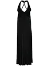 Tom Ford Twist-detailing Maxi Dress In 黑色