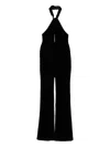Tom Ford Twist-front Jumpsuit In Black