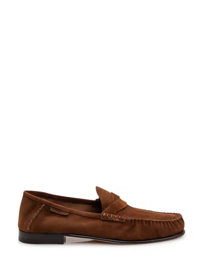 Tom Ford Twisted Mocassino Loafers In Whisky