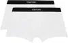 Tom Ford Mens Grey Logo-waistband Stretch-cotton Boxers Pack Of Two In White
