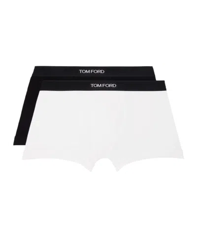 Tom Ford Two-piece Boxer Underwear In White