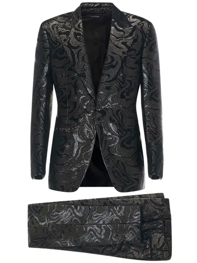 TOM FORD TOM FORD TWO PIECE JACQUARD SUIT