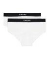 Tom Ford Two-pack Stretch Cotton And Modal-blend Briefs In White