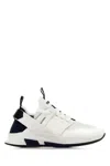 Tom Ford Two-tone Jago Sneakers In Whiteroyalbluewhite