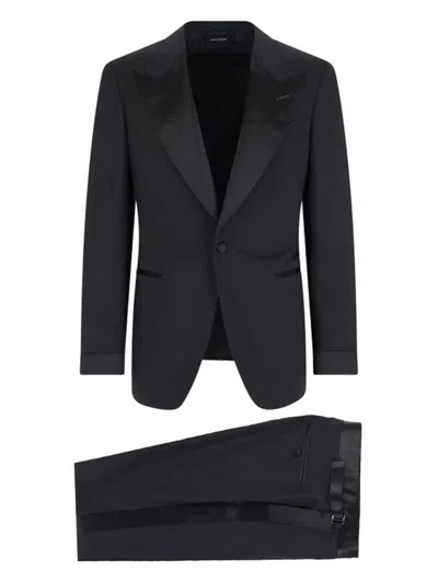 Tom Ford Two-piece Tuxedo Suit In Black