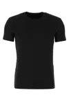 Tom Ford Regular Fit Black T-shirt With Classic Crew Neckline In Black