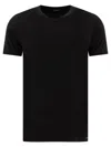 Tom Ford Black Stretch Cotton Crew Neck T-shirt