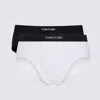 Tom Ford Waistband Elastic Pouch Contoured In White