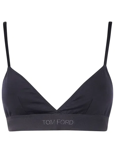 Tom Ford Band Triangle Cups Lingerie In Gray