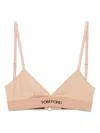 Tom Ford Logo-underband Bra In Black