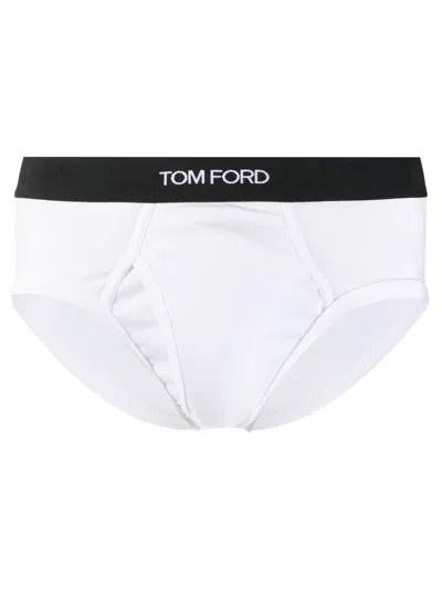 Tom Ford Underwear Brief Cotton Stretch Jersey In Yellow