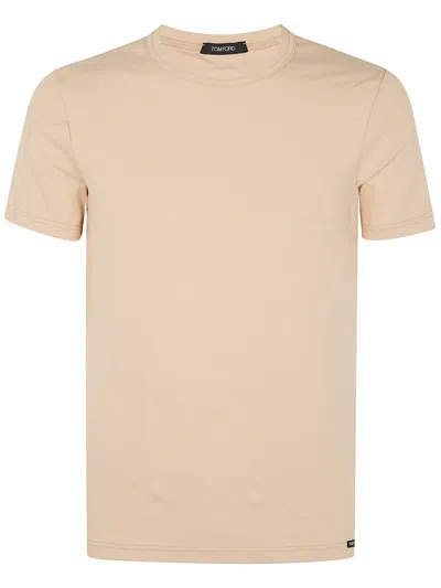 Tom Ford Underwear Crew Neck T-shirt By  In Nude