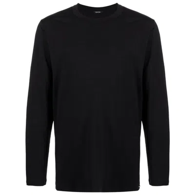 Tom Ford Underwear Crew-neck Long-sleeve T-shirt In Black