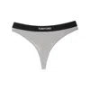 Tom Ford Gray Modal Signature Thong In Gray