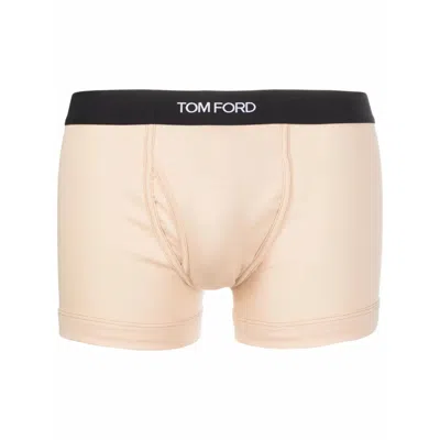 Tom Ford Underwear Logo-waistband Boxer Briefs In Pink