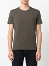 Tom Ford Crew Neck T-shirt Short Sleeves In Green