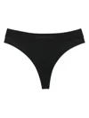 Tom Ford Signature Elastic Waistband Thong In Black