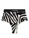 Tom Ford Zebra Print High-rise Briefs