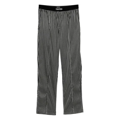 Tom Ford Underwear Polka Dot Pyjama Trousers In Multi