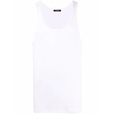 Tom Ford Underwear Sleeveless Tank Top In White