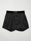 Tom Ford Short Boxer In Seta In Black