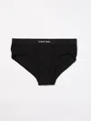 Tom Ford Logo-print Slim-fit Stretch-cotton Briefs In Schwarz