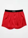 Tom Ford Logo Waistband Boxer Shorts In Red