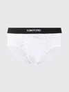 Tom Ford Waistband Elastic Pouch Contoured In White