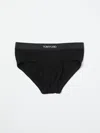 Tom Ford Elasticated Logo Cotton Blend Briefs In White