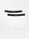 Tom Ford Mens Grey Logo-waistband Stretch-cotton Boxers Pack Of Two