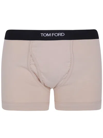 Tom Ford Underwear Underwear Cotton Stretch Jersey Boxer Brief In Pink