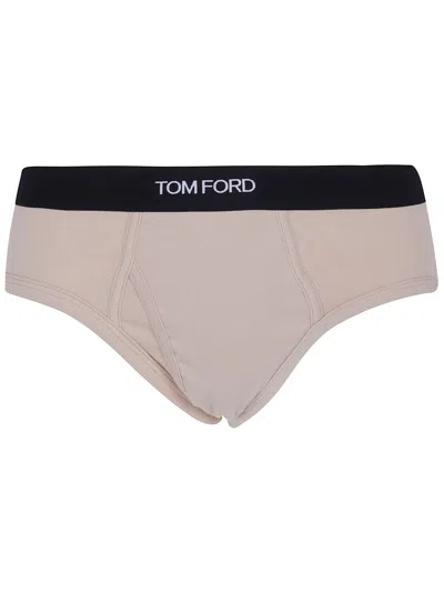 Tom Ford Underwear Underwear Cotton Stretch Jersey "brief" In Pink