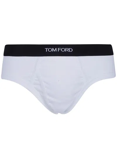 Tom Ford Underwear Underwear Cotton Stretch Jersey Brief In White