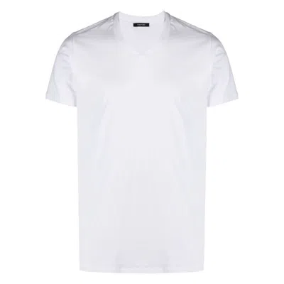Tom Ford Underwear V-neck Short-sleeved T-shirt In White