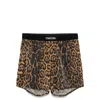 Tom Ford Leopard-print Boxers In Mutlicolor