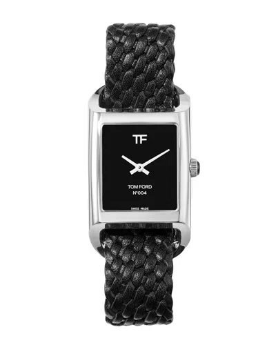 Tom Ford Unisex 004 Watch In Black
