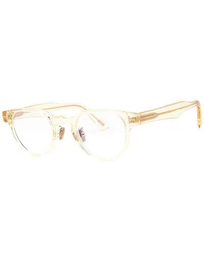 Tom Ford Unisex 47mm Optical Frames In Yellow
