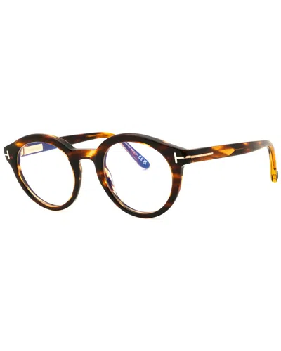 Tom Ford Unisex 50mm Optical Frames In Brown