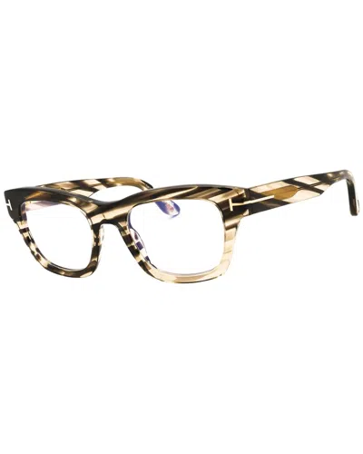 Tom Ford Unisex 52mm Optical Frames In Neutral
