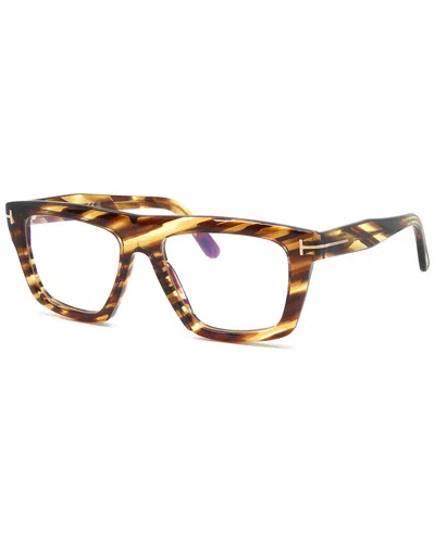 Tom Ford Unisex 54mm Optical Frames In Brown