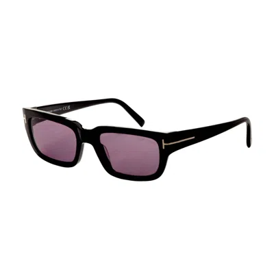 Tom Ford Unisex 54mm Shiny Black Sunglasses Ft1075-01a-54