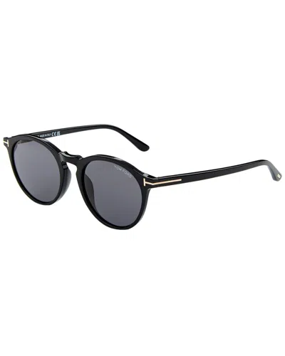 Tom Ford Unisex Aurele 52mm Sunglasses In Black
