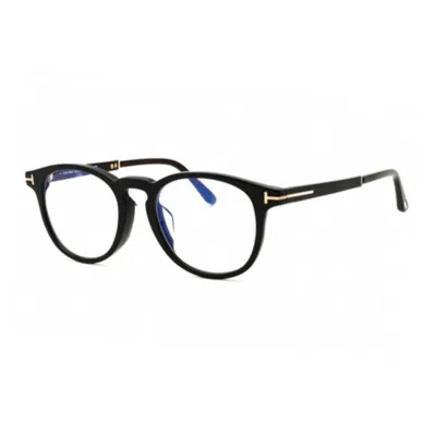 Tom Ford Unisex Black Round Eyeglass Frames Ft5891-f-b 005